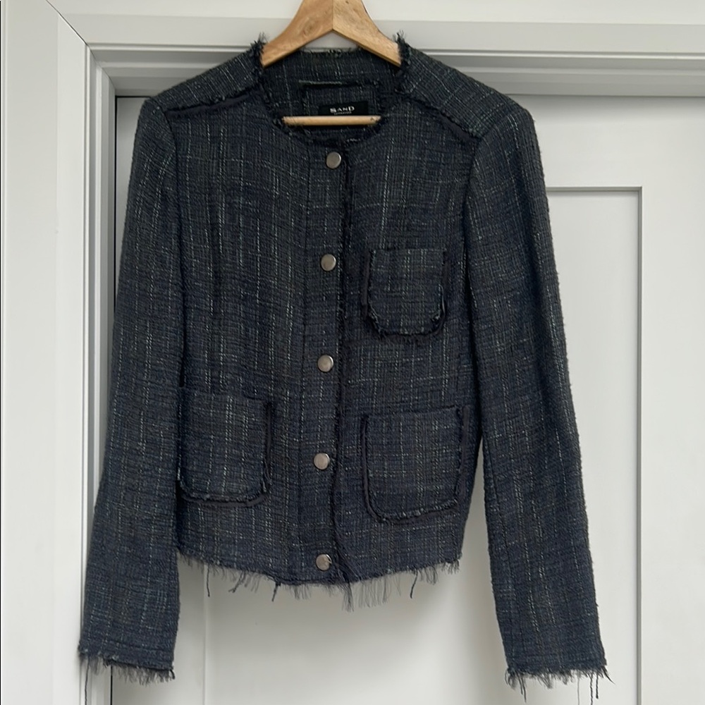 SAND Women's Pattern Tweed Jacket
